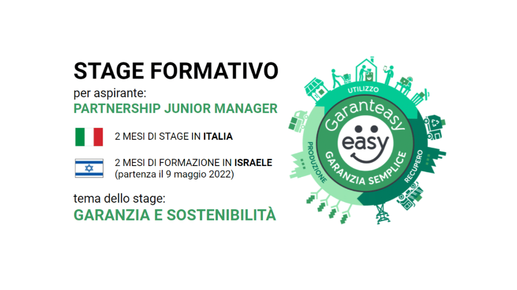 Stage formativo di 4 mesi per aspirante partnership junior manager