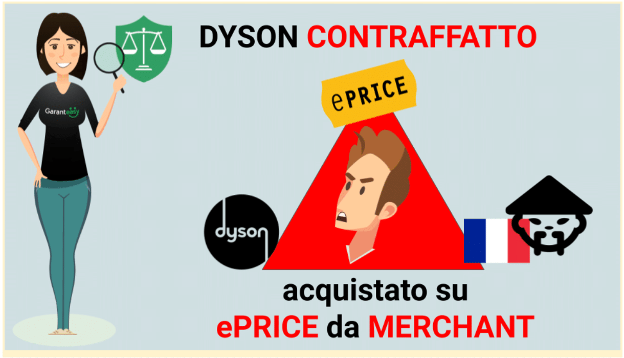 Brutta avventura con un “Dyson” contraffatto