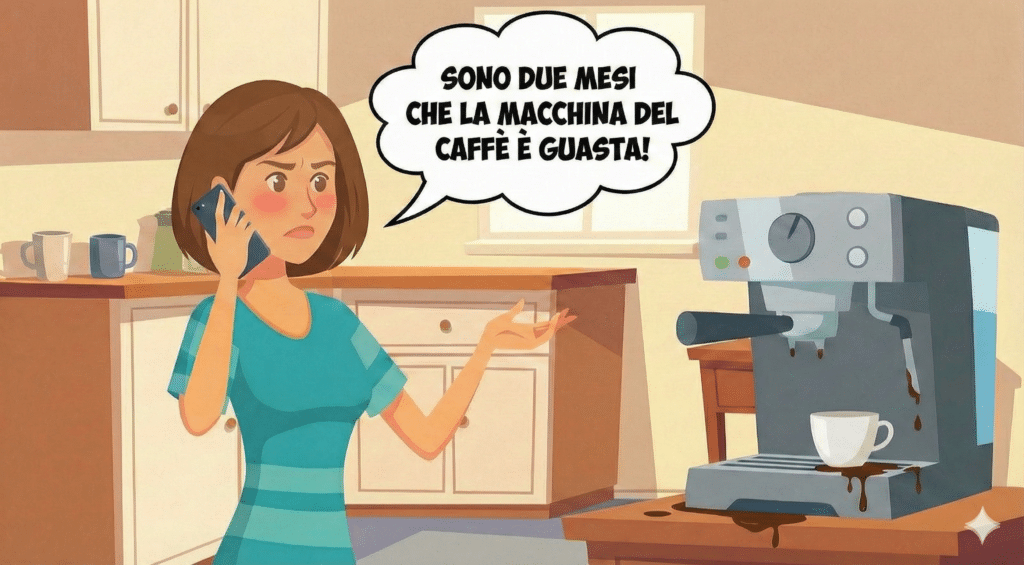 Macchina caffè garanzia legale