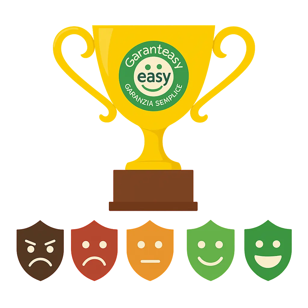 Warranty Service Score — coppa con valutazioni